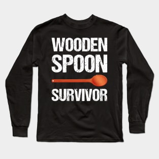 Vintage Wooden Spoon Survivor Long Sleeve T-Shirt